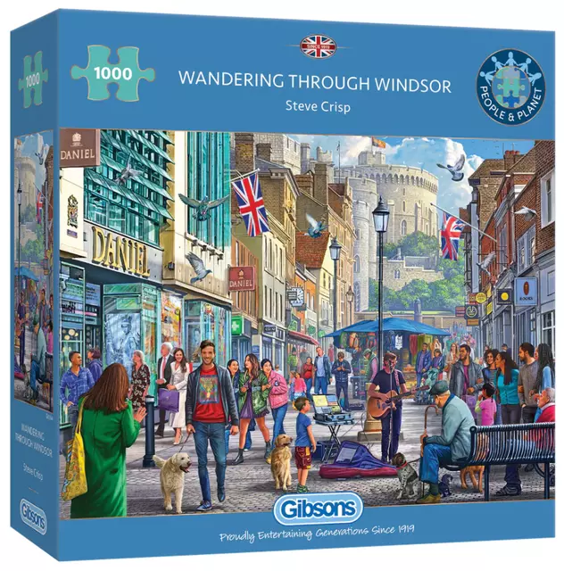 Een Puzzel Gibsons Wandering through Windsor 1000st koop je bij Ziffo Kantoorcentrum BV