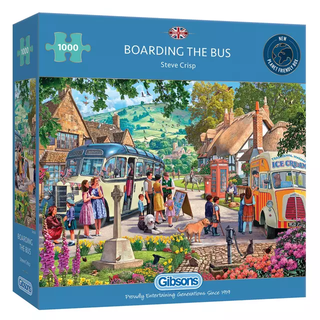 Een Puzzel Gibsons Boarding the Bus 1000st koop je bij Tonerinktshop