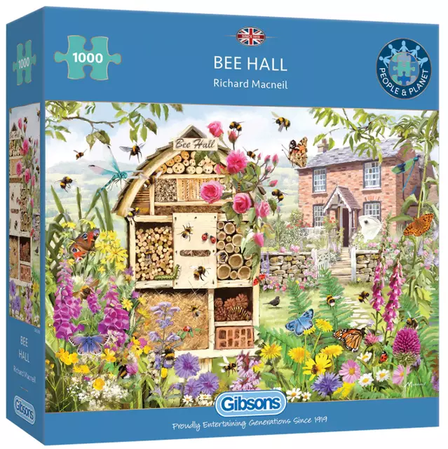 Een Puzzel Gibsons Bee Hall 1000st koop je bij Van Hoye Kantoor BV