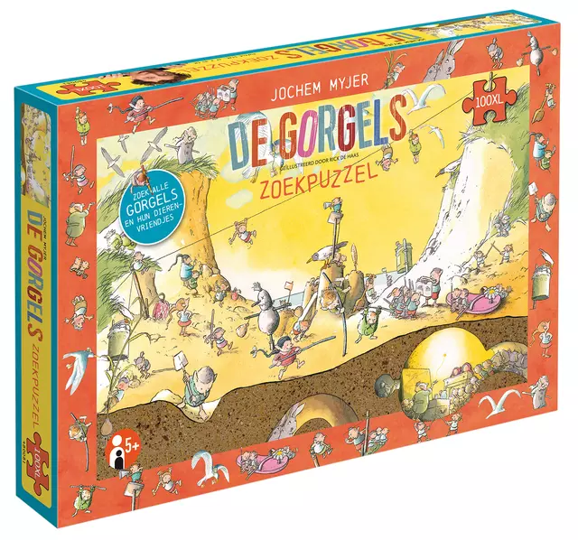 Een Zoekpuzzel De Gorgels 100 XL stukjes koop je bij MV Kantoortechniek B.V.