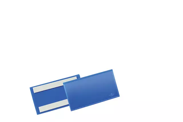 Een Documenthoes Durable zelfklevend 150x67mm blauw koop je bij KantoorProfi België BV