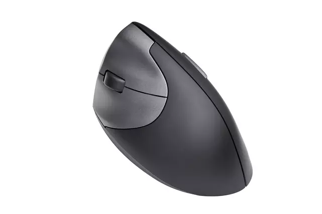 Een Souris Ergofy SRM VS4 gaucher sans fil argent noir koop je bij QuickOffice BV