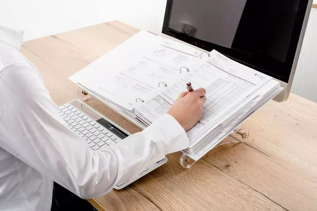 Een Porte-documents Ergofy coulissant A3 transparent koop je bij QuickOffice BV