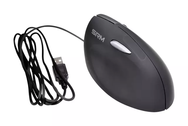 Een Maus Ergofy SRM VS4 rechtes Kabel silber schwarz koop je bij QuickOffice BV