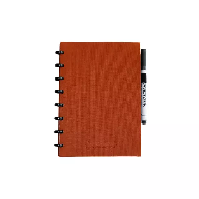 Een Notitieboek Correctbook A5 blanco 40blz linnen rusty red koop je bij EconOffice