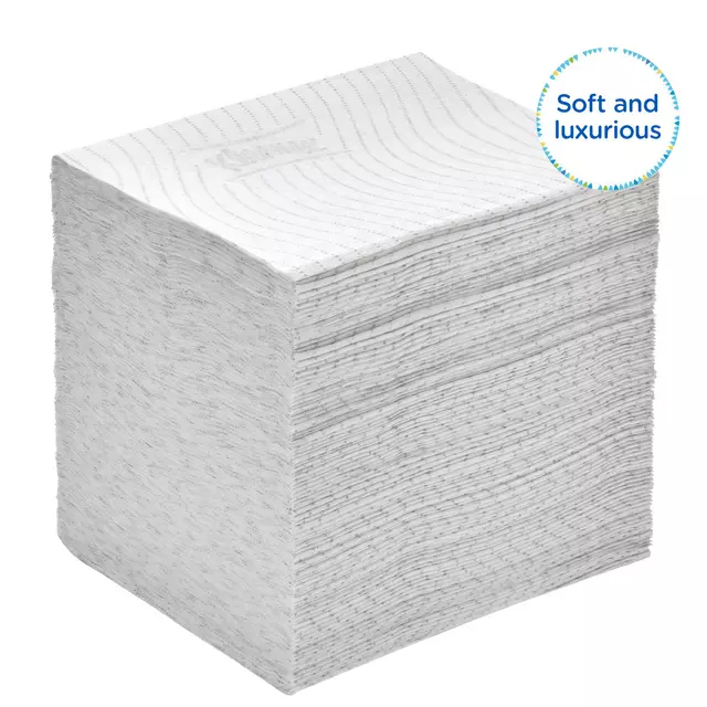 Toiletpapier Kleenex gevouwen tissues 2 laags 36x200stuks wit 8408