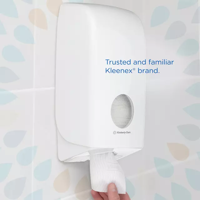 Een Toiletpapier Kleenex gevouwen tissues 2 laags 36x200stuks wit 8408 koop je bij Van Leeuwen Boeken- en kantoorartikelen