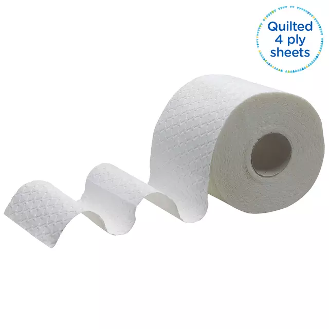 Een Toiletpapier Kleenex 4-laags 160vel wit 8484 koop je bij MV Kantoortechniek B.V.