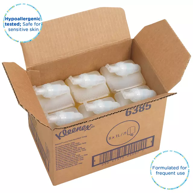 Een Handzeep Kleenex Botanics foam geel 1000ml 6385 koop je bij L&N Partners voor Partners B.V.