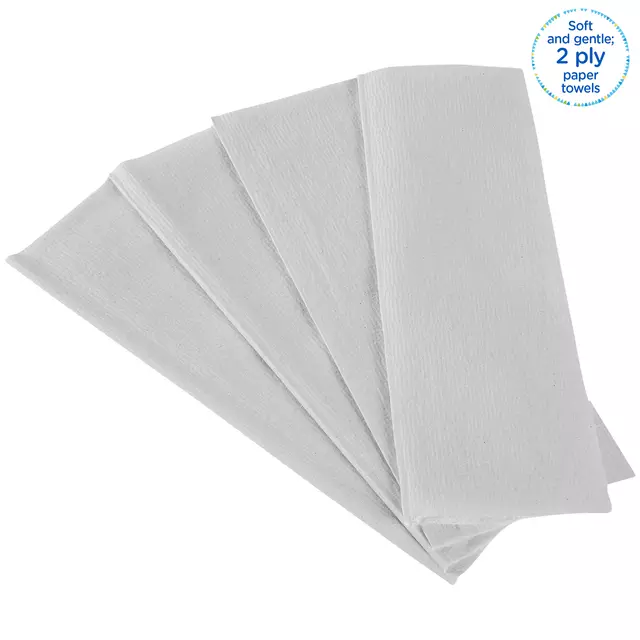 Een Handdoek Kleenex i-vouw 2-laags 21.5x31.8cm 15x124stuks wit 6778 koop je bij EconOffice