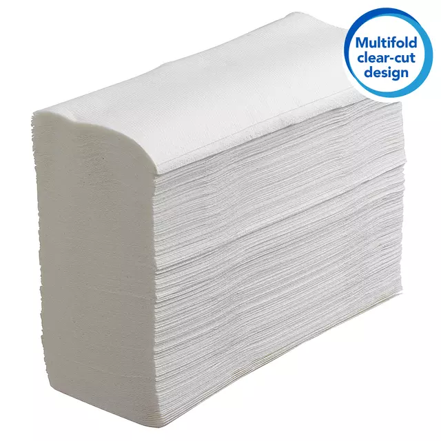 Een Handdoek Scott m-vouw 1laags 20.3x24cm wit 16x250stuks 3749 koop je bij L&N Partners voor Partners B.V.
