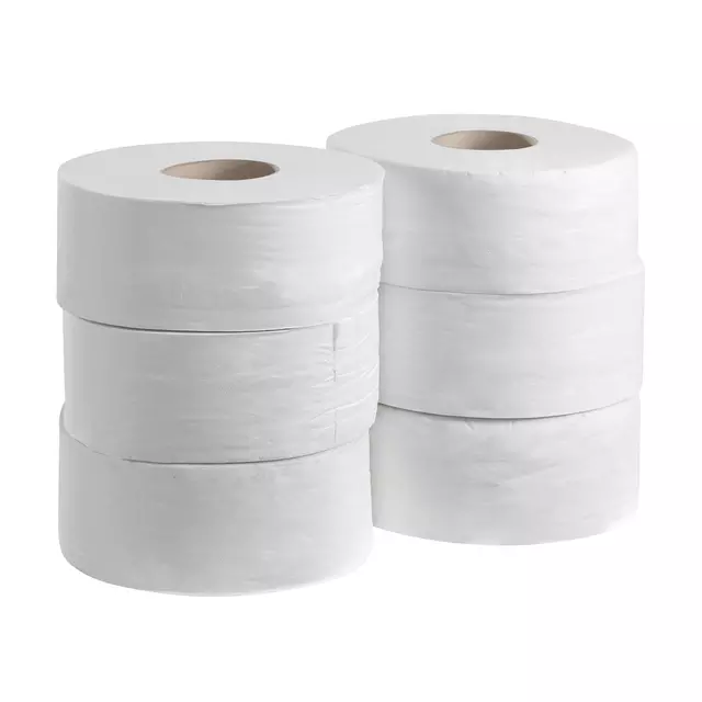 Een Toiletpapier Kleenex jumbo 2-laags 200m wit 8570 koop je bij Van Hoye Kantoor BV