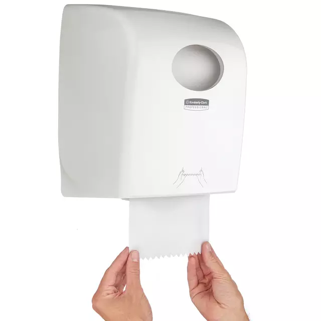 Een Handdoekroldispenser Aquarius wit 7375 koop je bij Totaal Kantoor Goeree