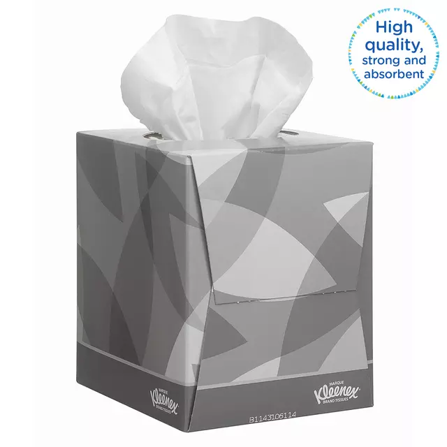 Een Facial tissues Kleenex 2-laags kubus 12x88stuks wit 8834 koop je bij L&N Partners voor Partners B.V.
