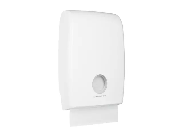 Een Handdoekdispenser Aquarius voor m-vouw wit U7023 koop je bij MV Kantoortechniek B.V.