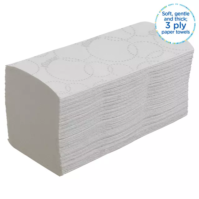 Een Handdoek Kleenex Ultra i-vouw 3-laags 21,5x31,8cm wit 15x96stuks 6710 koop je bij Totaal Kantoor Goeree