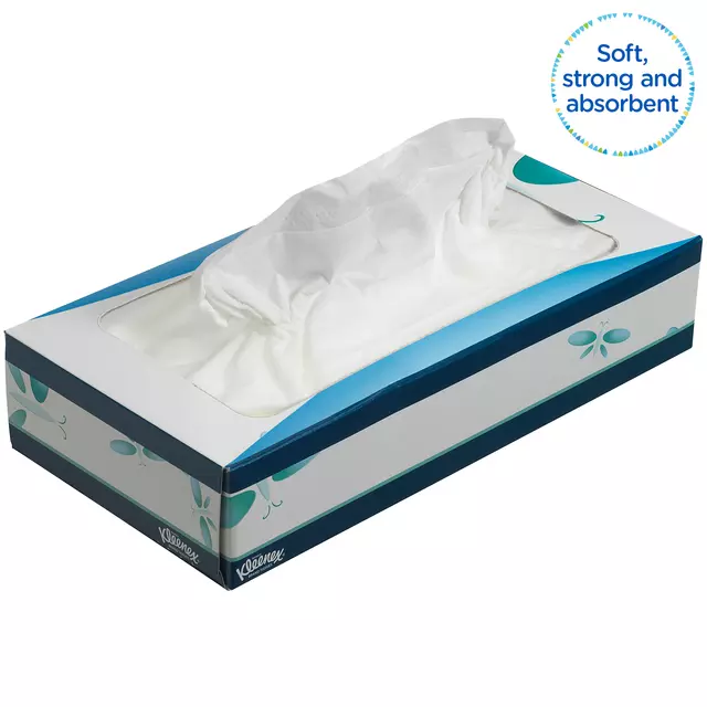 Een Facial tissues Kleenex 3-laags standaard 12x72stuks wit 8824 koop je bij Kantoorvakhandel van der Heijde
