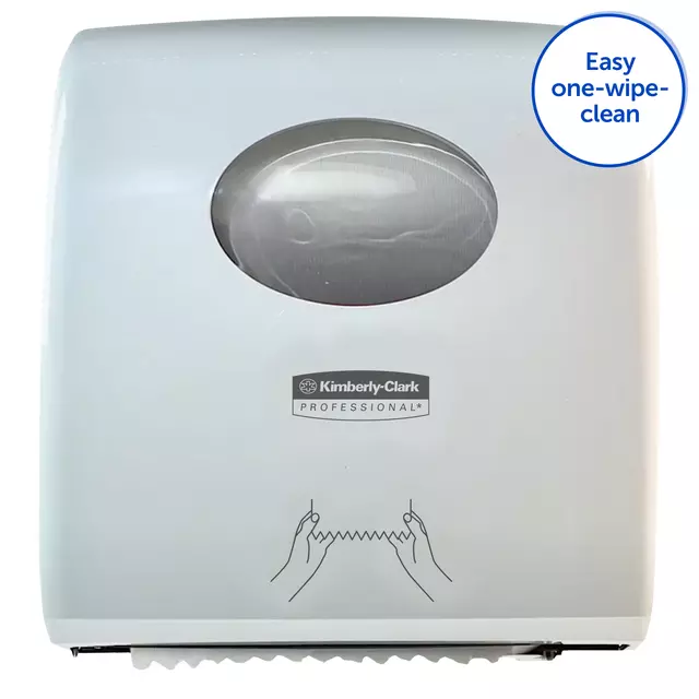 Een Handdoekroldispenser Aquarius Slimroll wit 7955 koop je bij MV Kantoortechniek B.V.