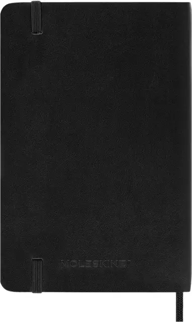 Een Notitieboek Moleskine pocket 90x140mm dots soft cover zwart koop je bij Van Leeuwen Boeken- en kantoorartikelen