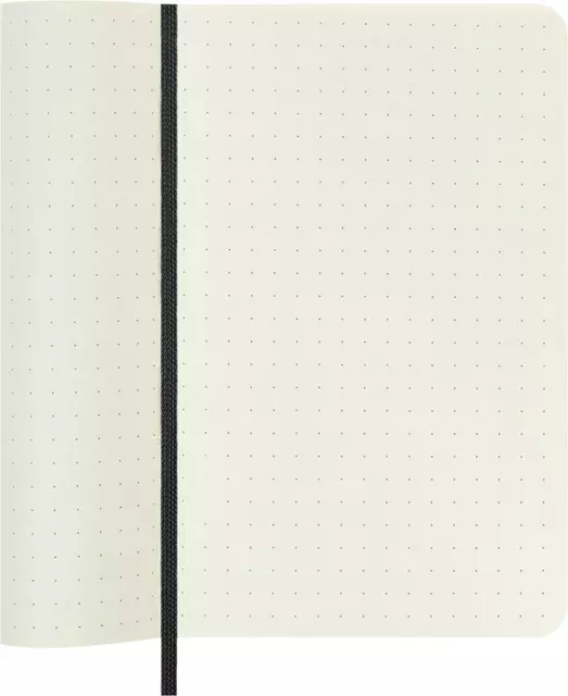 Een Notitieboek Moleskine pocket 90x140mm dots soft cover zwart koop je bij EconOffice