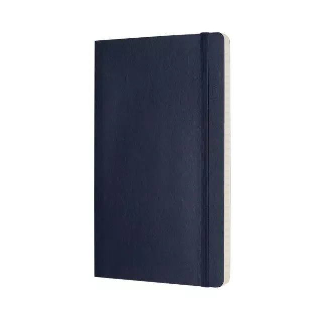 Een Notitieboek Moleskine large 130x210mm lijn soft cover sapphire blue koop je bij MV Kantoortechniek B.V.