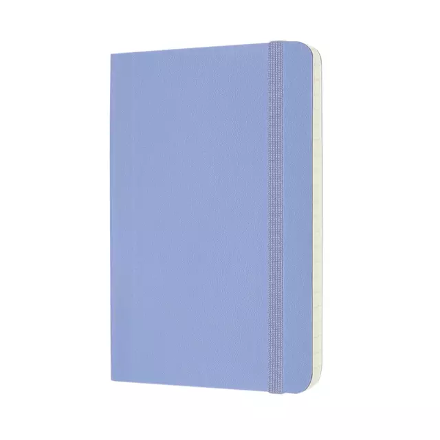 Een Notitieboek Moleskine pocket 90x140mm lijn soft cover hydrangea blue koop je bij EconOffice