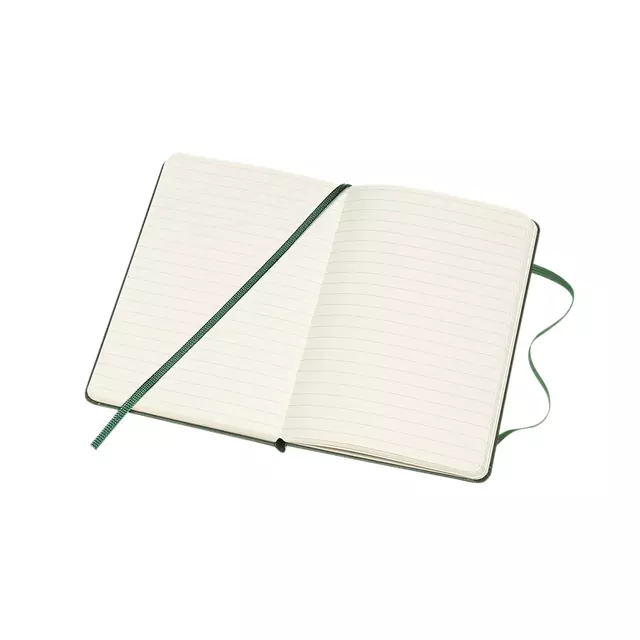 Een Notitieboek Moleskine pocket 90x140mm lijn hard cover myrtle green koop je bij EconOffice