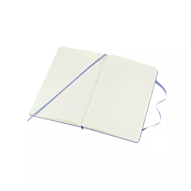 Een Notitieboek Moleskine large 130x210mm lijn hard cover hydrangea blue koop je bij Van Leeuwen Boeken- en kantoorartikelen