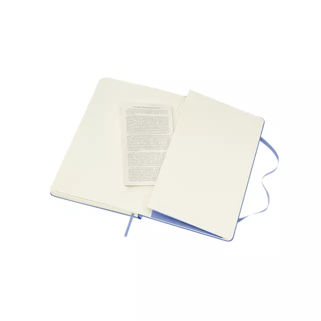 Notitieboek Moleskine large 130x210mm lijn hard cover hydrangea blue