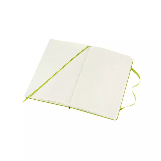 Een Notitieboek Moleskine large 130x210mm lijn hard cover lemon green koop je bij KantoorProfi België BV