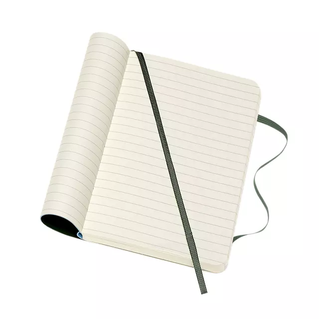 Een Notitieboek Moleskine pocket 90x140mm lijn soft cover myrtle green koop je bij EconOffice