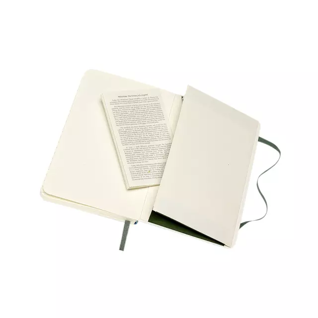 Een Notitieboek Moleskine pocket 90x140mm lijn soft cover myrtle green koop je bij Van Leeuwen Boeken- en kantoorartikelen