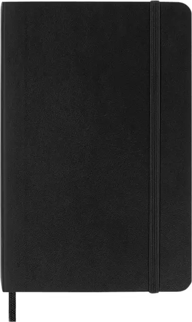 Een Notitieboek Moleskine pocket 90x140mm ruit 5x5mm soft cover zwart koop je bij MV Kantoortechniek B.V.