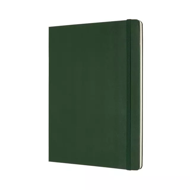 Notitieboek Moleskine XL 190x250mm blanco hard cover myrtle green