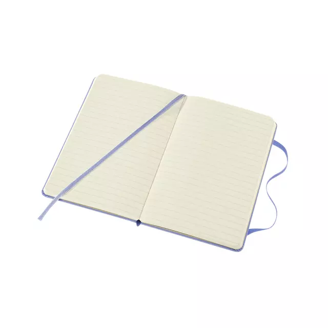 Een Notitieboek Moleskine pocket 90x140mm lijn hard cover hydrangea blue koop je bij EconOffice