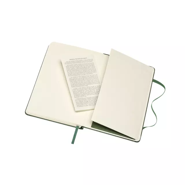 Een Notitieboek Moleskine pocket 90x140mm blanco hard cover myrtle green koop je bij KantoorProfi België BV