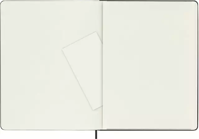 Een Notitieboek Moleskine XL 190x250mm blanco hard cover zwart koop je bij Van Leeuwen Boeken- en kantoorartikelen