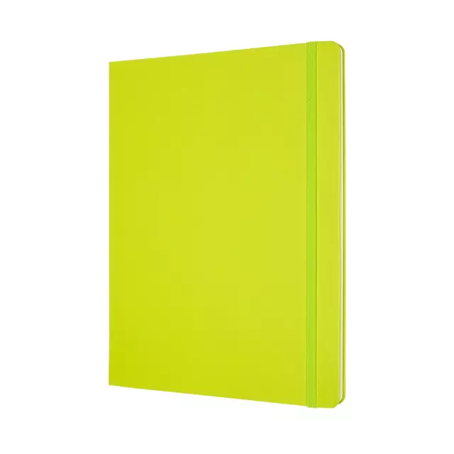 Een Notitieboek Moleskine XL 190x250mm lijn hard cover lemon green koop je bij KantoorProfi België BV
