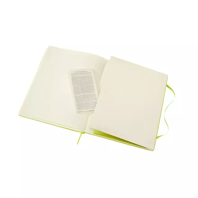 Een Notitieboek Moleskine XL 190x250mm lijn hard cover lemon green koop je bij KantoorProfi België BV