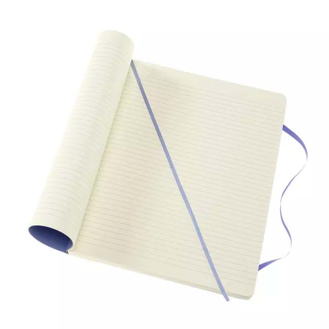 Een Notitieboek Moleskine XL 190x250mm lijn soft cover hydrangea blue koop je bij Van Leeuwen Boeken- en kantoorartikelen