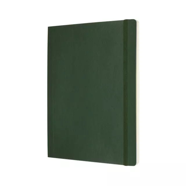 Notitieboek Moleskine XL 190x250mm blanco soft cover myrtle green