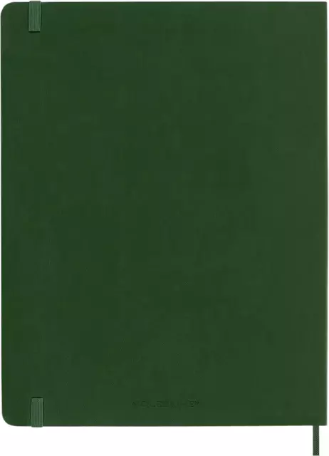 Een Notitieboek Moleskine XL 190x250mm lijn soft cover myrtle green koop je bij Van Leeuwen Boeken- en kantoorartikelen