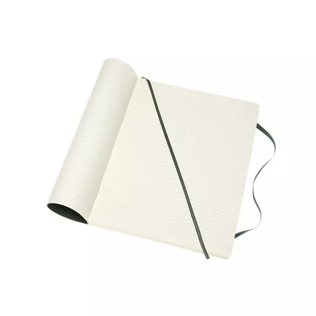 Een Notitieboek Moleskine XL 190x250mm lijn soft cover myrtle green koop je bij KantoorProfi België BV