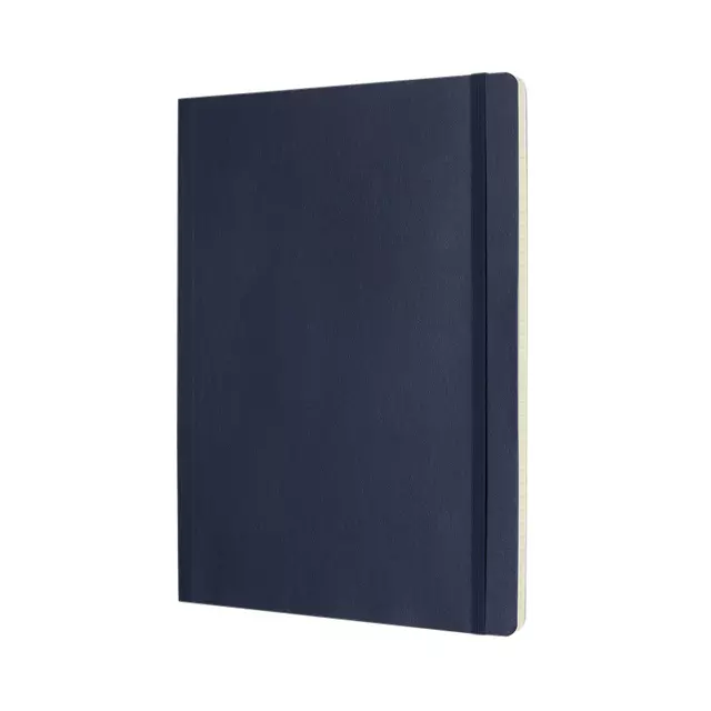 Een Notitieboek Moleskine XL 190x250mm lijn soft cover sapphire blue koop je bij KantoorProfi België BV