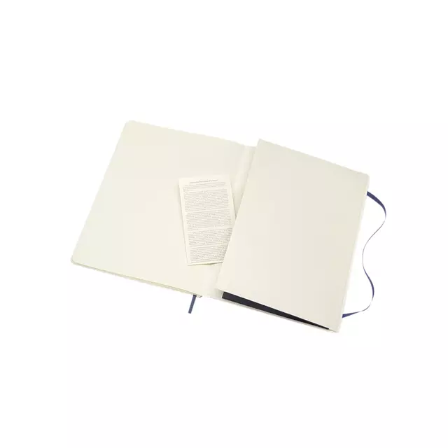 Een Notitieboek Moleskine XL 190x250mm lijn soft cover sapphire blue koop je bij Van Leeuwen Boeken- en kantoorartikelen
