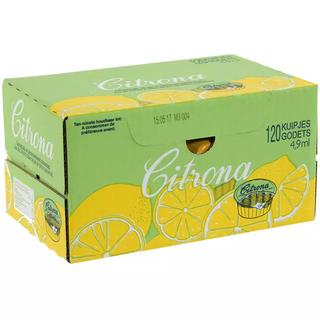 Een Citroencups Citrona 120x4.9ml koop je bij Totaal Kantoor Goeree