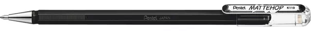Een Gelschrijver Pentel K110 Mattehop medium zwart koop je bij Unimark Office B.V.