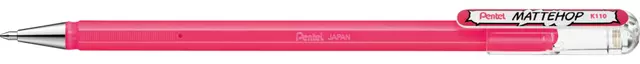 Een Gelschrijver Pentel K100 Mattehop medium roze koop je bij Kantoorvakhandel van der Heijde