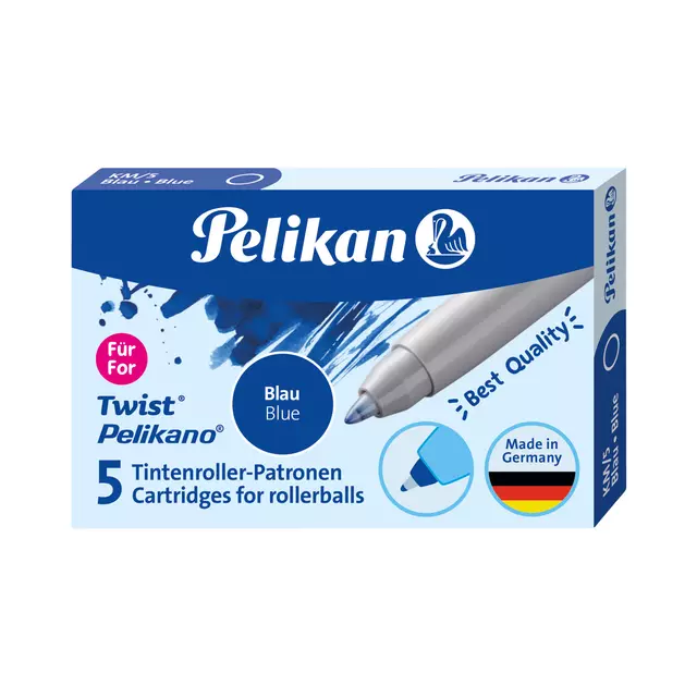 Een Rollerpenvulling Pelikan KM/5 blauw 0,3mm koop je bij KantoorProfi België BV