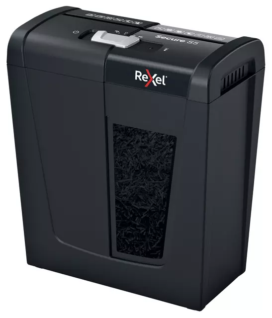 Een Papiervernietiger Rexel Secure S5 stroken 6mm koop je bij Unimark Office B.V.